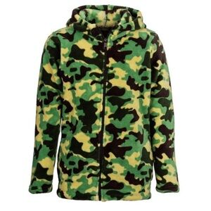 Bass Pro Shops Kids Fleece Camo Hoodie Size Sm